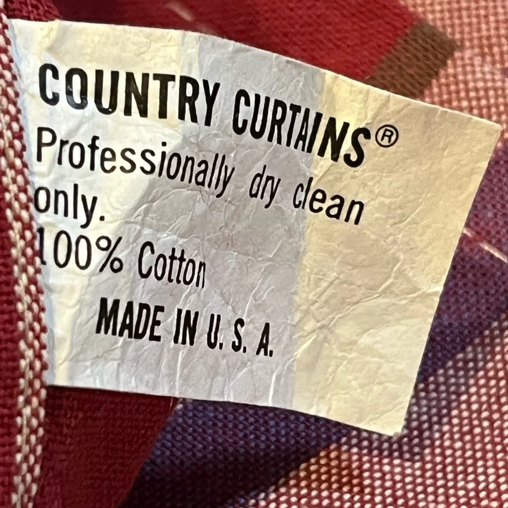 Country Curtains set of (2) pillow shams/ Firm price